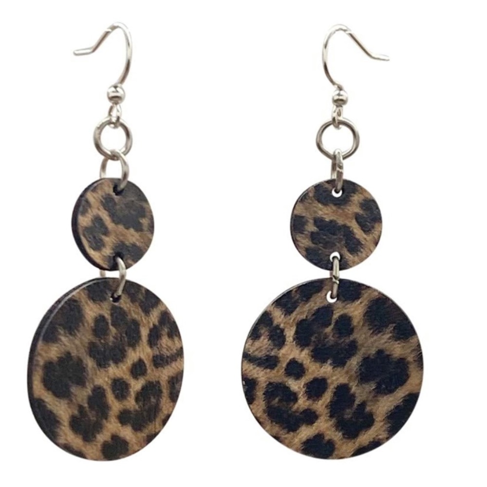 Women’s Leopard Print Earrings